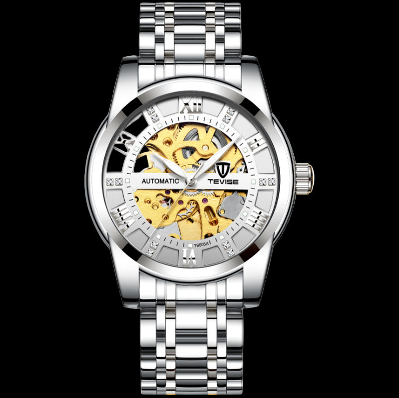 Men''S Fashion Watch Fashion Automatic Mechanical Watch Hollow Watch Watch Waterproof Men''S Watch