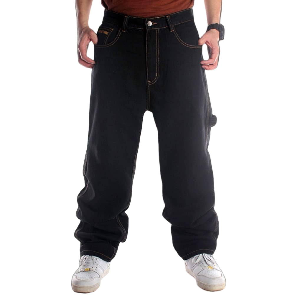 Baggy Jeans for Men Loose Fit Skateboard Pants Street Hip Hop Jeans