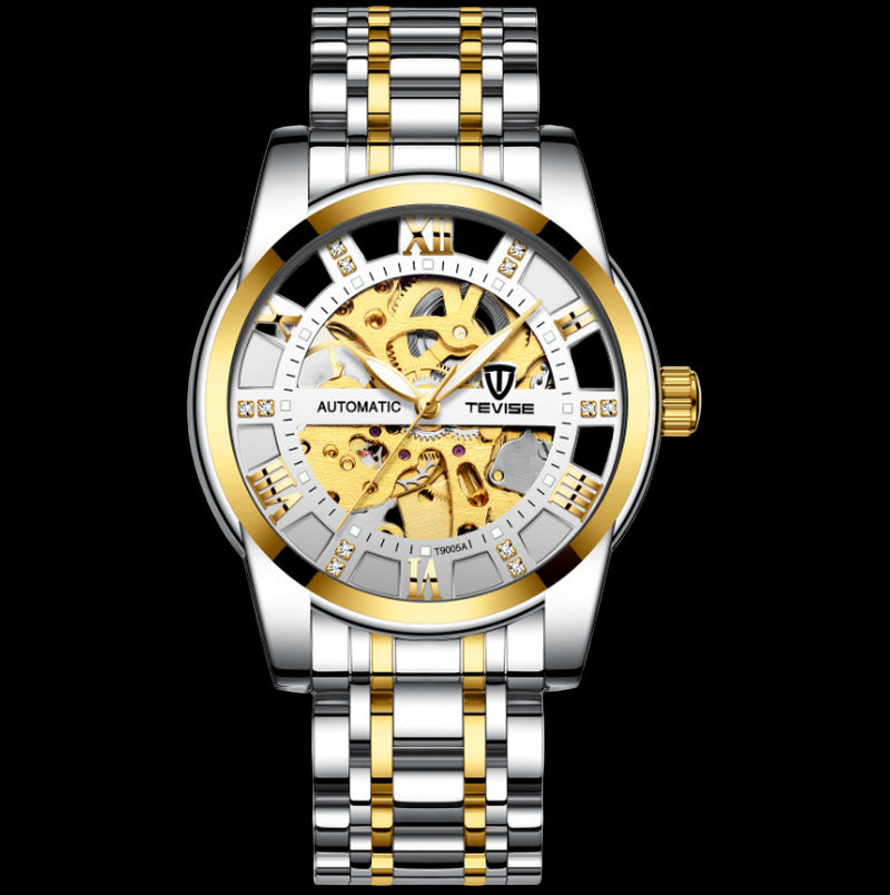 Men''S Fashion Watch Fashion Automatic Mechanical Watch Hollow Watch Watch Waterproof Men''S Watch