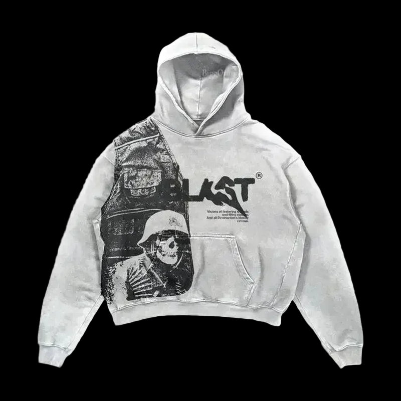 Harajuku Oversized Letter Print Streetwear High Quality Hoodie Vintage Streetwear Women Sweatshirt Goth Jacket Y2K Hoodies Women