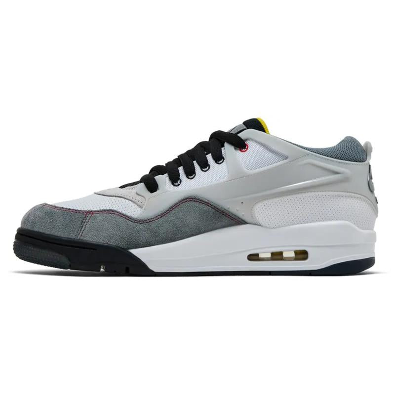 Nike Air Jordan 4 RM Premium White Black Smoke Grey Fire Red IB8052-100 Men'S Fashion Shoes New