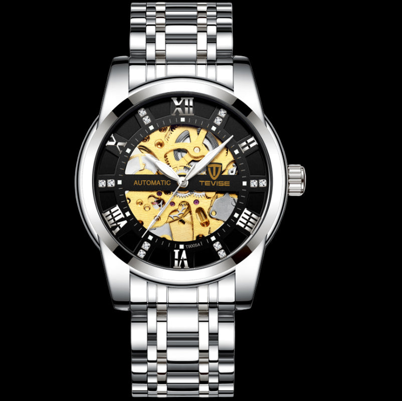 Men''S Fashion Watch Fashion Automatic Mechanical Watch Hollow Watch Watch Waterproof Men''S Watch