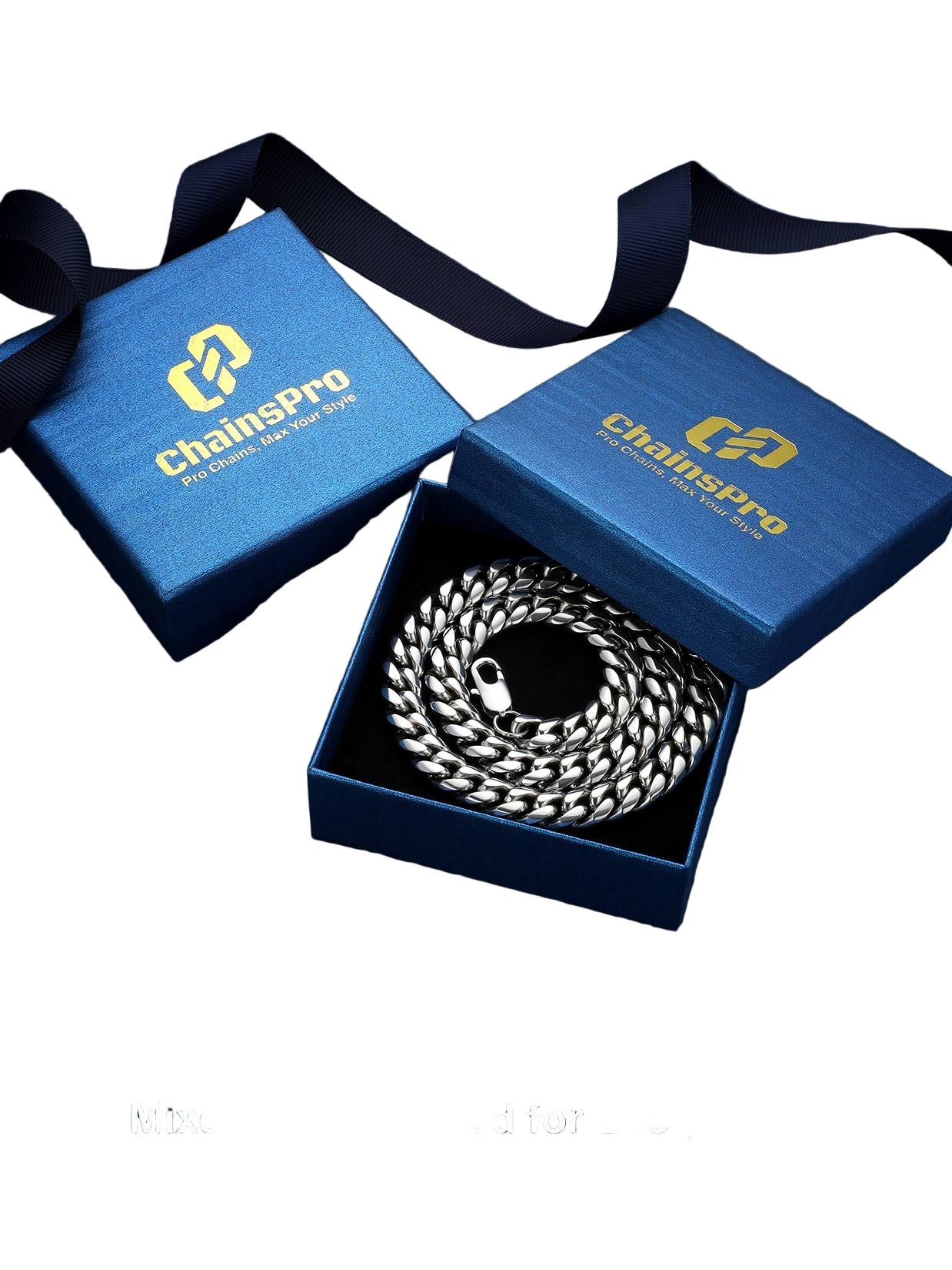 Hip Hop Men Necklaces Curb Cuban Chains 20Inch 10Mm Stainless Steel Chains Gift for Mens
