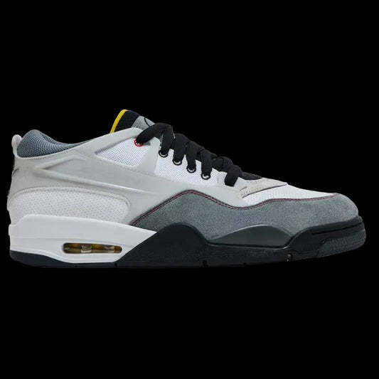 Nike Air Jordan 4 RM Premium White Black Smoke Grey Fire Red IB8052-100 Men'S Fashion Shoes New
