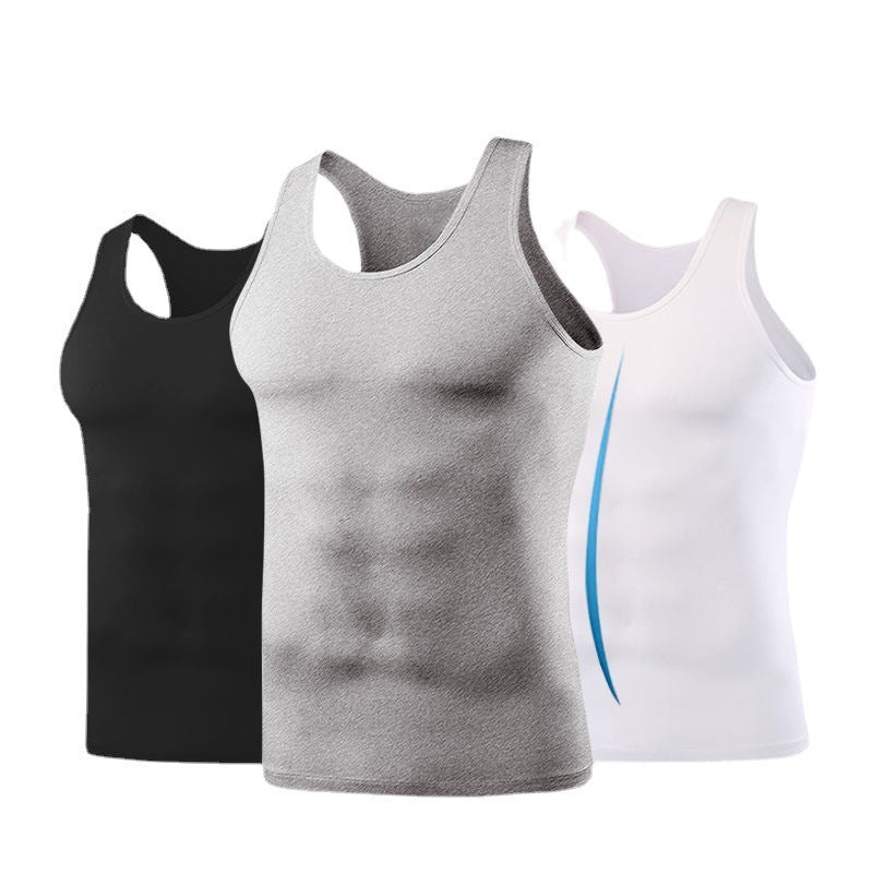 Fashionable Breathable Stretch Men's Vest Undershirt