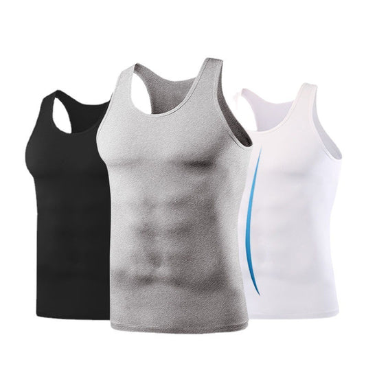 Fashionable Breathable Stretch Men's Vest Undershirt